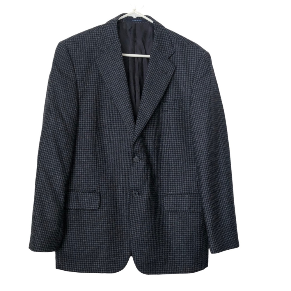 Joseph Abboud Loro Piana Super 120's Wool Navy Blazer Jacket Men's Size 40S